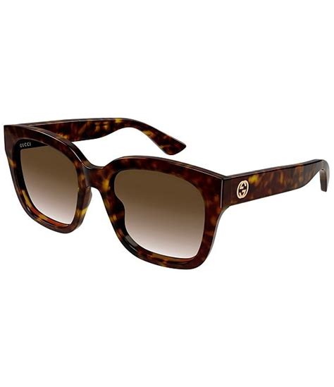 gucci gg1338s|Gucci Women's GG1338S 54mm Havana Cat Eye Sunglasses.